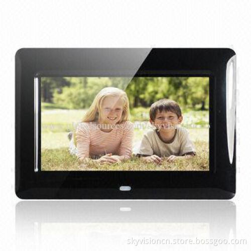 7-inch POS screen with sensor/built-in memory and speak/with auto video loop play easy fixed